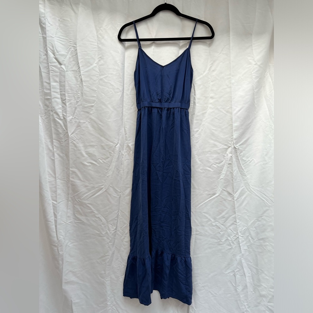 Twelfth Street by Cynthia Vincent | Navy Maxi Dress with Spaghetti Straps